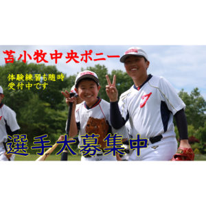 苫小牧中央ポニー選手募集