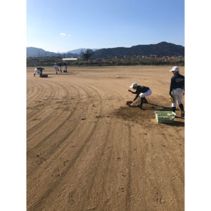 二条ボーイズ 練習風景